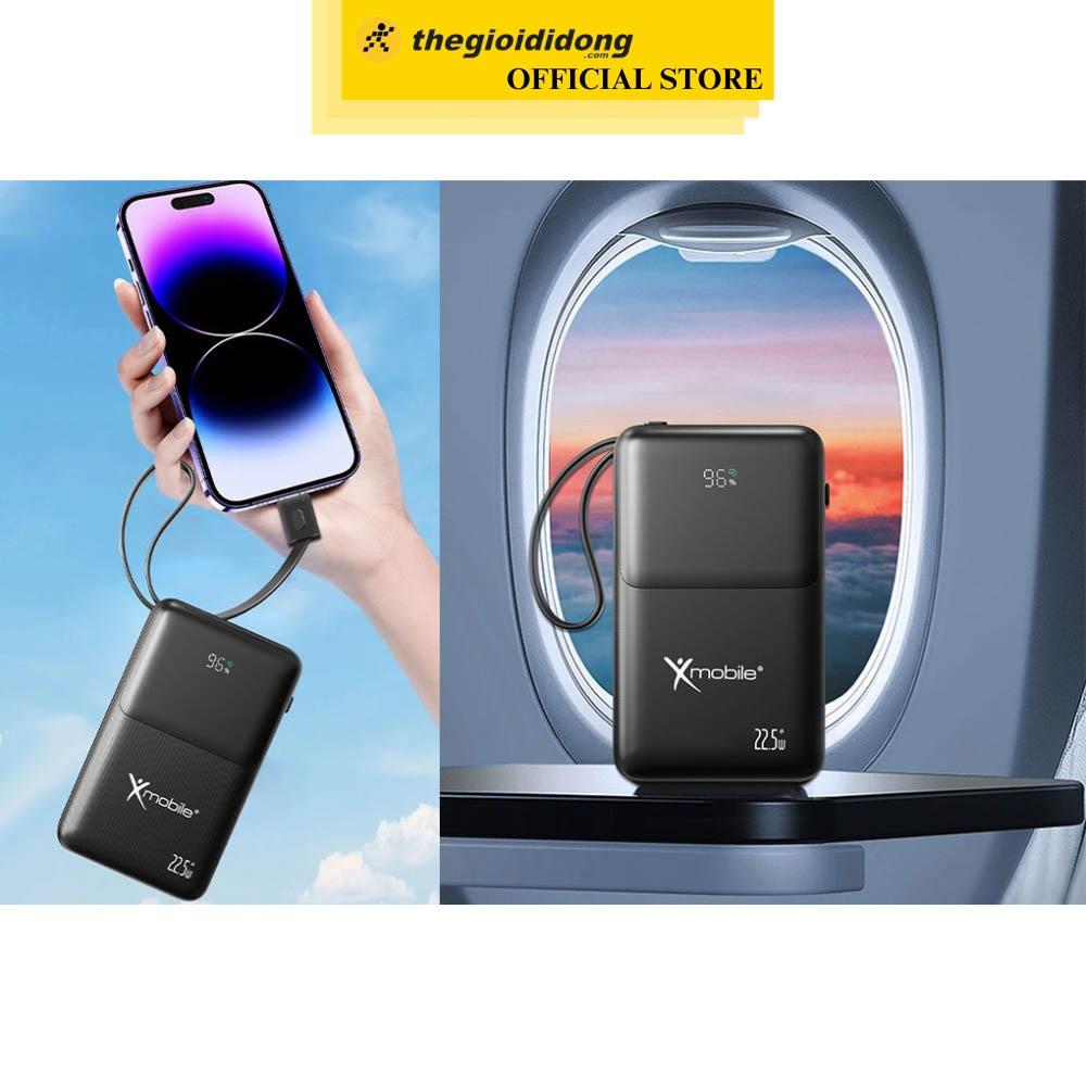 Pin sạc dự phòng Polymer 20000mAh Type C PD QC 3.0 22.5W Xmobile S2032U - Hàng chính hãng