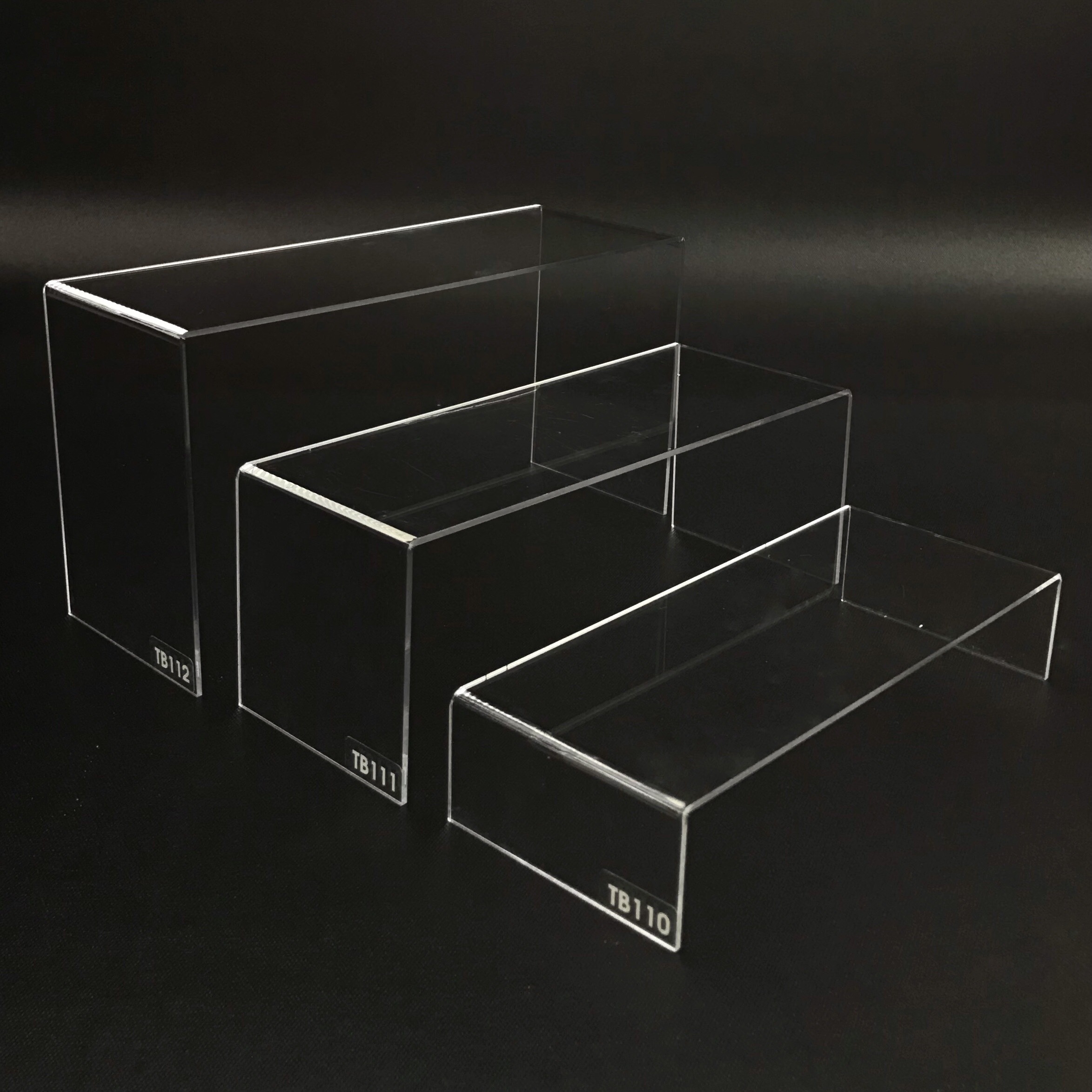 Kệ trưng bày mica 3 mặt uốn Enter TB110 200x80x40mm mica dày 2mm, Kệ livestream, Kệ mica chữ U trong suốt để đồ đa năng (20)