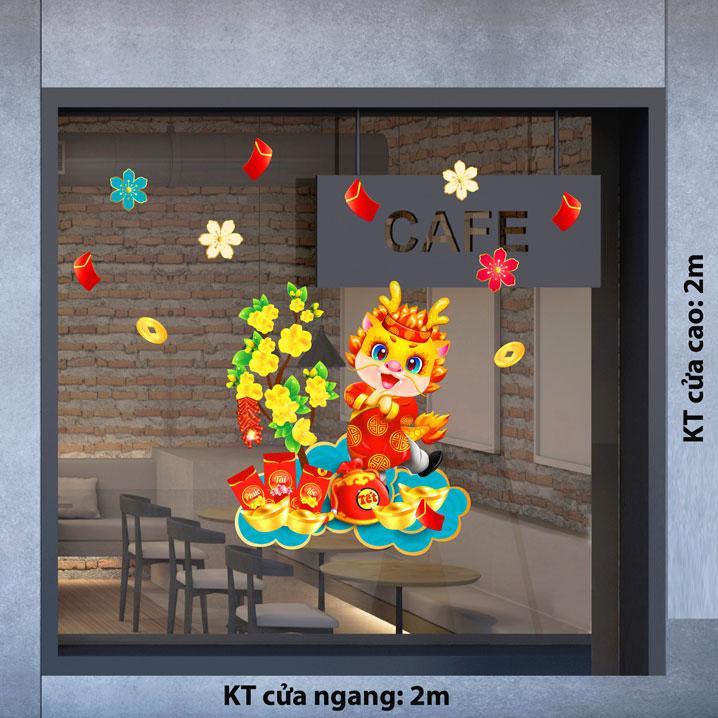 DECAL TRANG TRÍ TẾT 2024 SỐ20