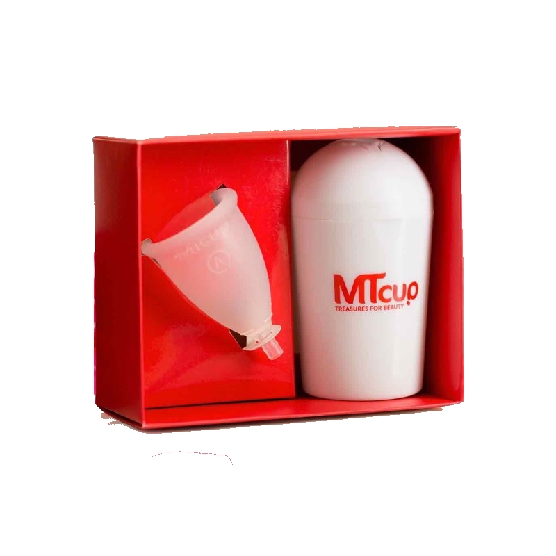 Cốc nguyệt san MTcup TẶNG 1 vỉ tiệt trùng+cốc tiệt trùng+túi vải