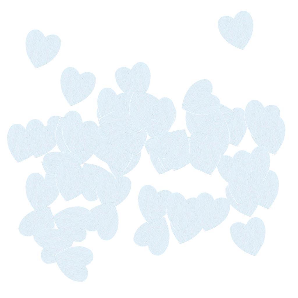 3-7pack 100 Pieces White Wooden Love Heart Shapes Craft Wood Embellishments