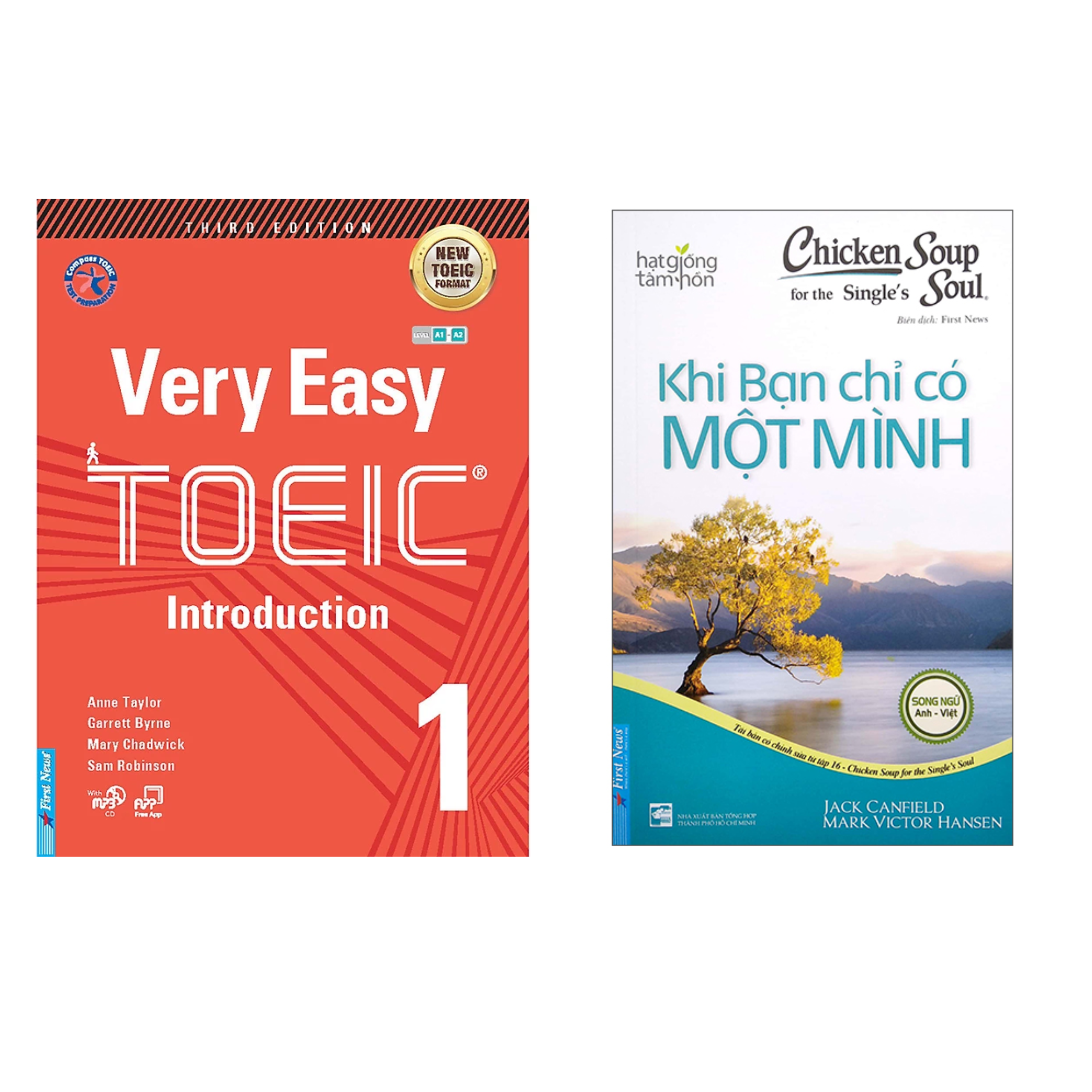 Combo 2 Cuốn : Very Easy Toeic 1 - Introduction +  Chicken Soup For The Soul: Khi Bạn Chỉ Có Một Mình (Tái Bản)