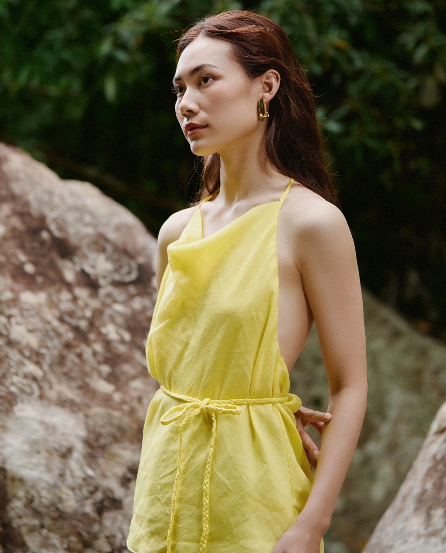 Áo Yếm Linen Kim Tước TOP232 thời trang thiết kế Hity