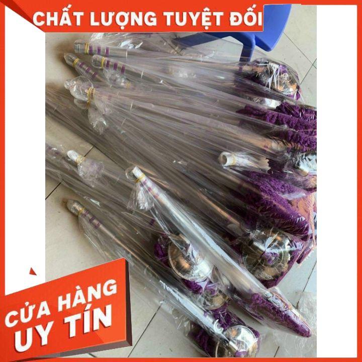 Chổi lau nhà cán inox cao cấp  Thiết kế inox 304 sáng loáng cứng cáp chắc chắn