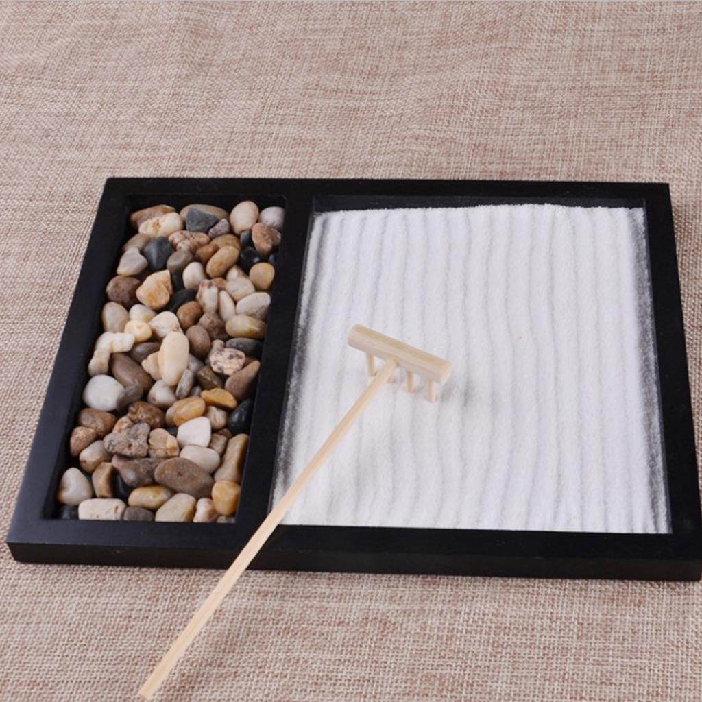Japanese Zen Garden Sand Rocks Taoist Fengshui Yin Yang - Meditation #3