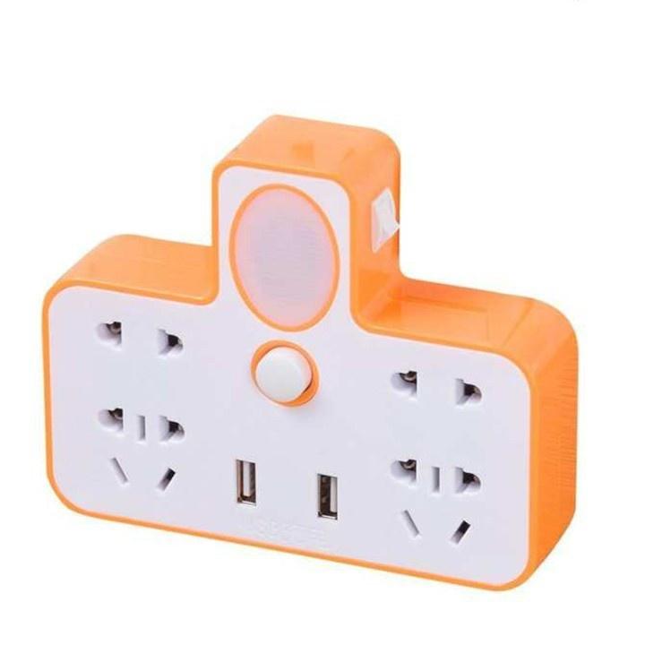 Bộ chia ổ điện có cổng Usb - Có tích hợp đèn thông minh