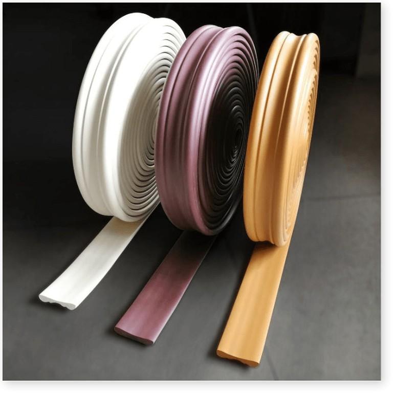 Nẹp viền cao su giả khung gỗ dùng Tranh, góc tường bản 6cm Trắng 5 Mét