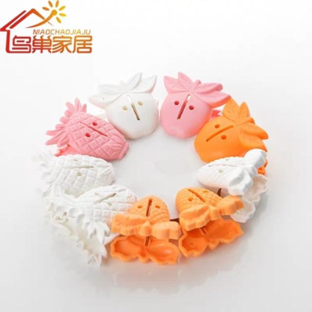 Kẹp quần áo hình các loại quả cao cấp hàng trung quốc