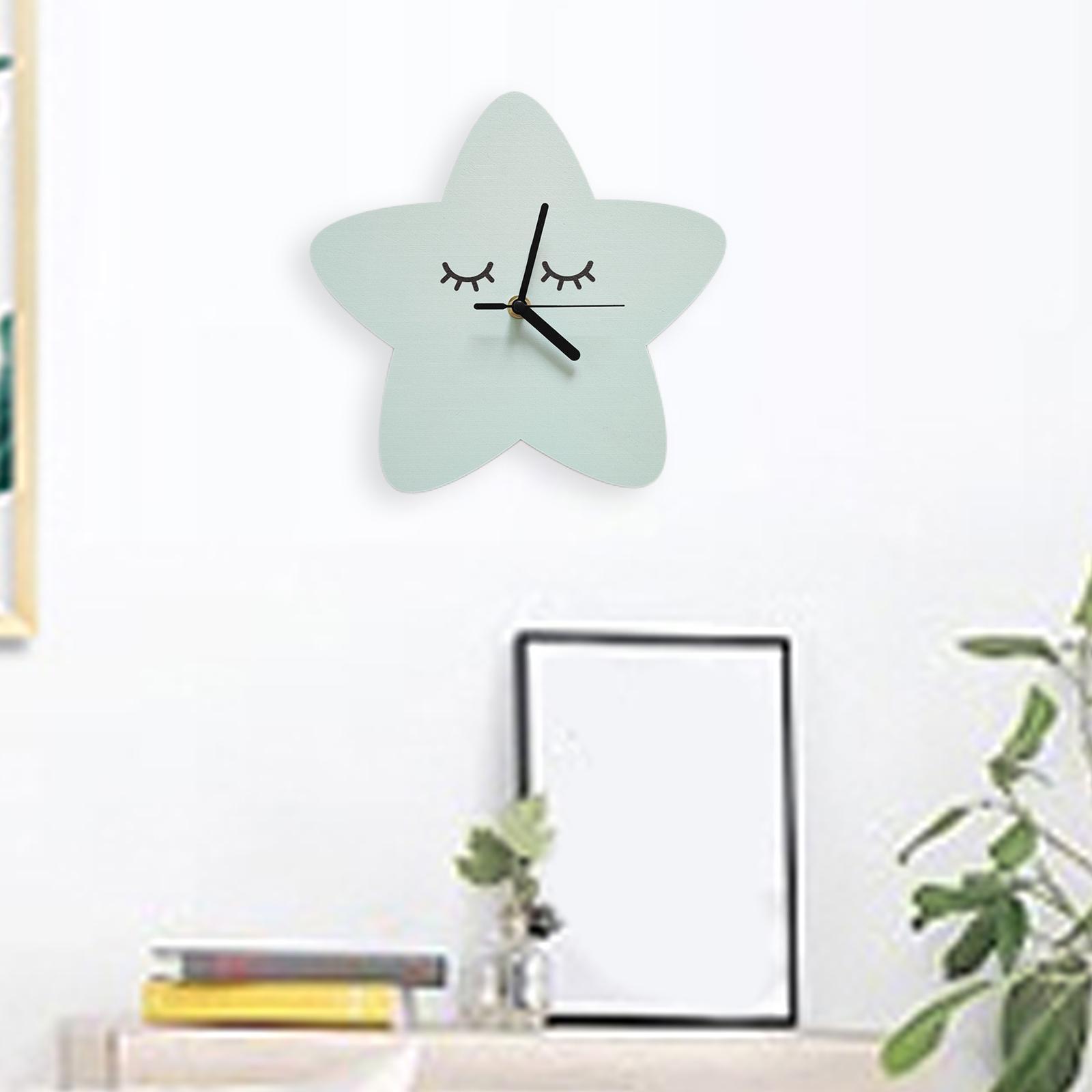 Cute Wall Clock Kids Home Birthday Children Silent Playroom