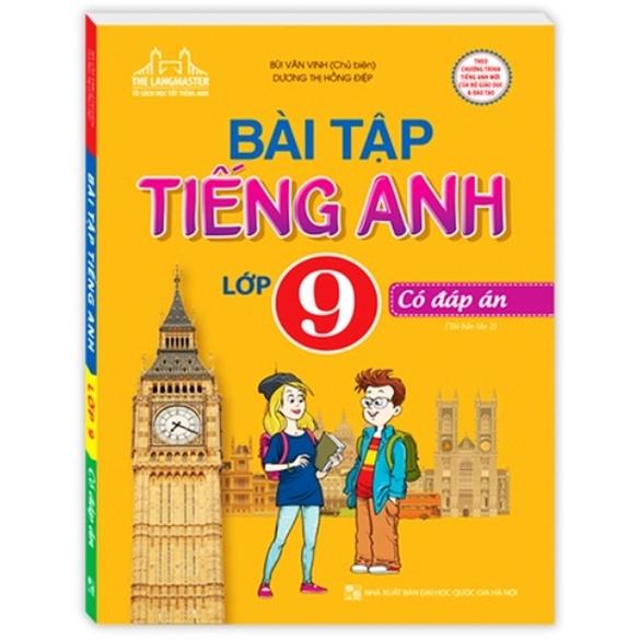 Sách - The Langmaster Bài tập tiếng Anh lớp 9 Có đáp án