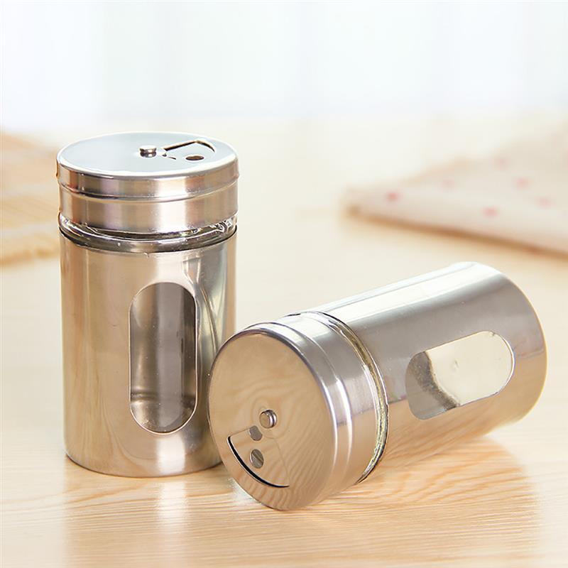 Hũ thủy tinh bọc thép không gỉ đựng gia vị Echo 80ml - Hàng nội địa Nhật Bản nhập khẩu chính hãng