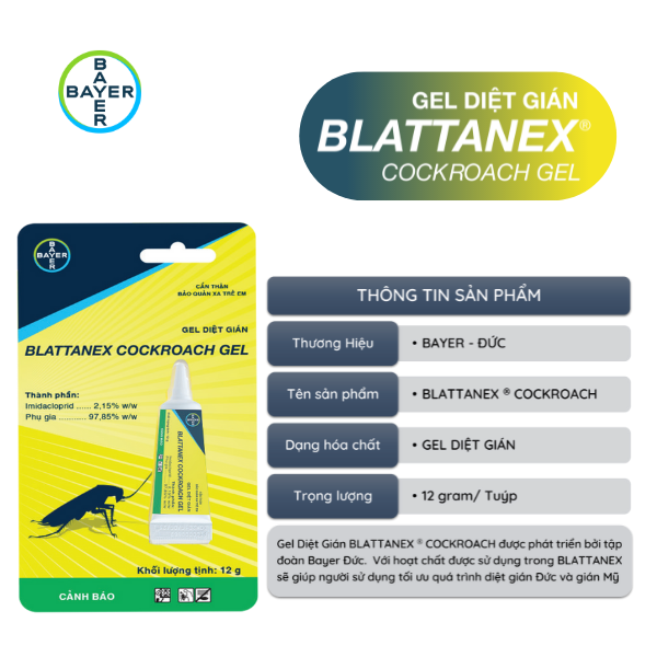 Gel diệt gián Blattanex Cockroach