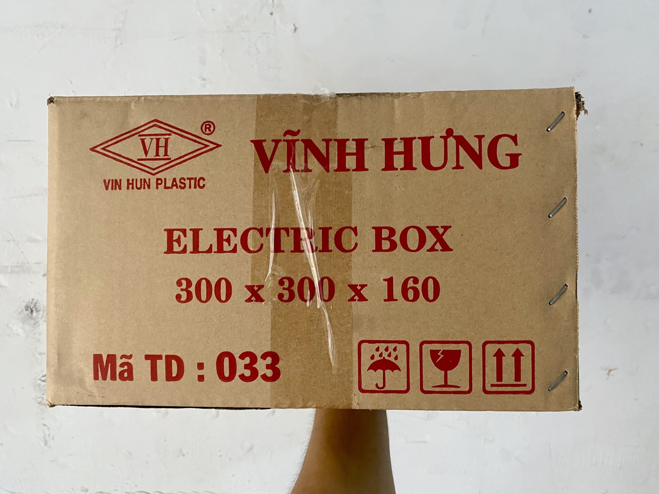 Tủ nhựa ABS - 300x300x160mm - Trắng- Hàng Nhập Khẩu