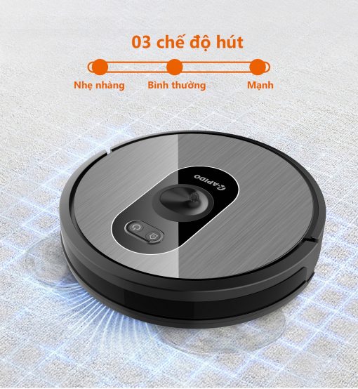 Robot hút bụi và lau nhà Rapido R6S- Hàng chính hãng