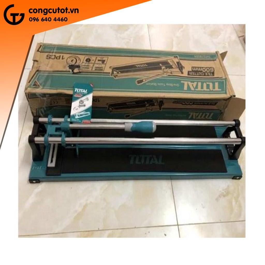 Bàn cắt gạch đẩy tay 600mm cho gạch dày 12mm kèm 2 lưỡi cắt THT576004