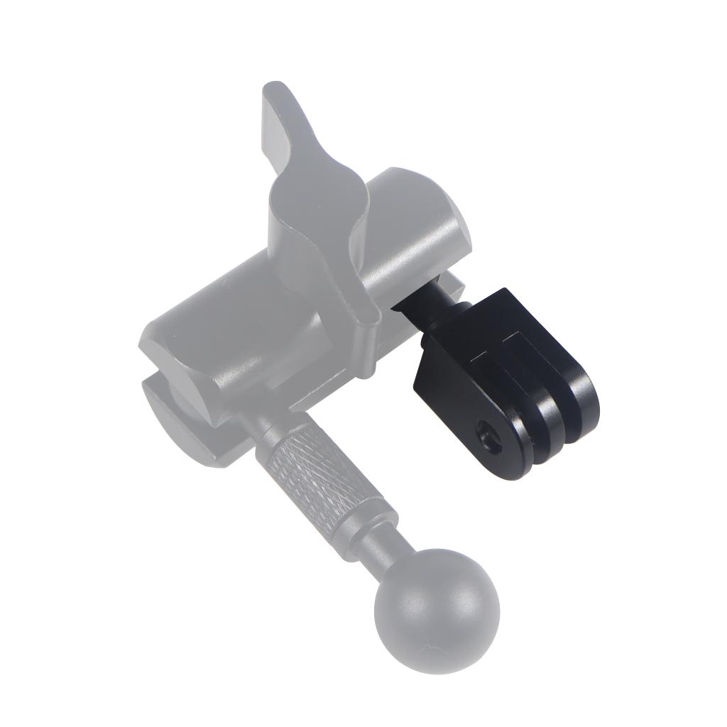 CLIP Bộ chuyển đổi đầu bóng 17mm ALUMINUM cho GoPro Hero 11 10 9 8 5 Máy ảnh Khung tự động gắn xe máy vào bộ ghi âm kim loại