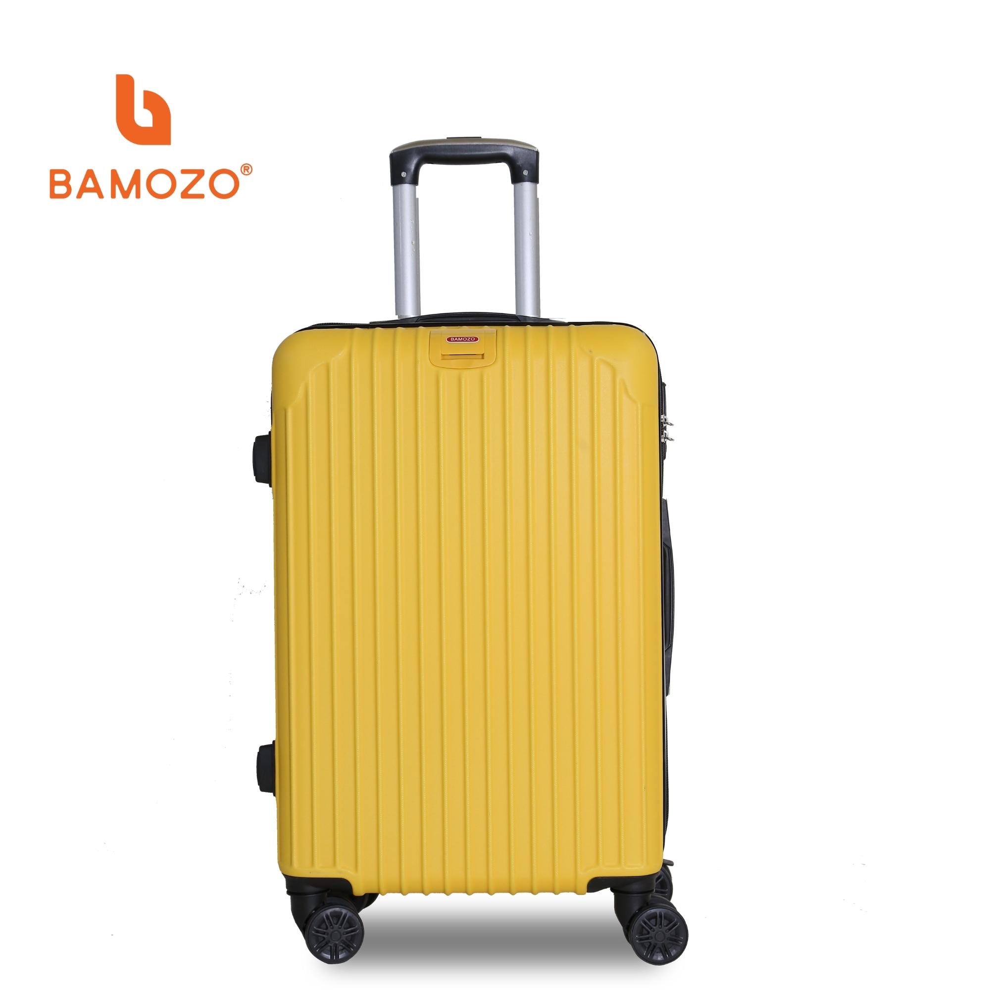 Vali du lịch BAMOZO 8801 vali kéo nhựa được bảo hành 5 năm