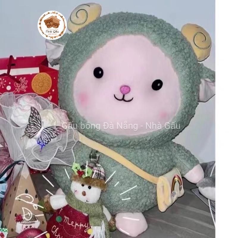 Gối bông Cừu Túi Chéo cao cấp siêu dễ thương đủ size