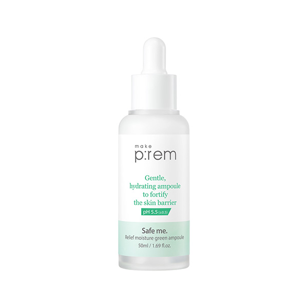 Tinh chất keo ong xanh MAKE P:REM Safe me. Relief moisture green ampoule