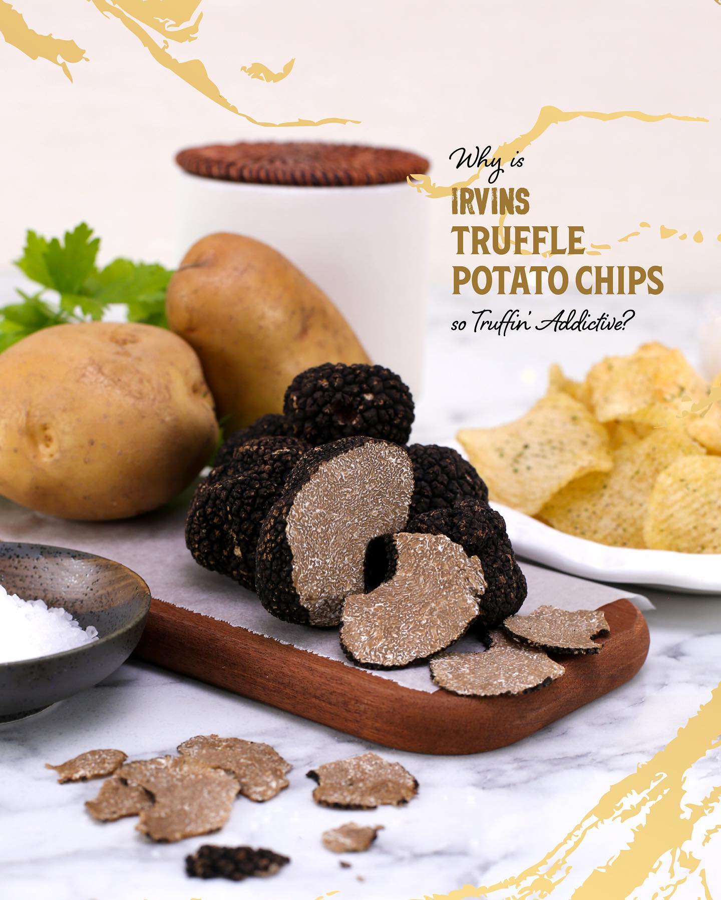 Hình ảnh Khoai tây chiên nấm truffle IRVINS 70g