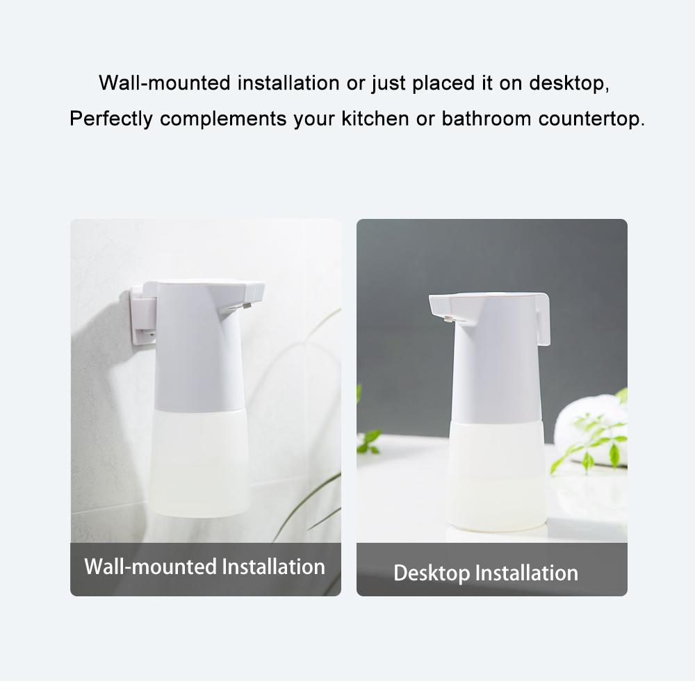 Máy phân phối bọt xà phòng cảm ứng hồng ngoại cho nhà bếp với 3 mức độ điều chỉnh