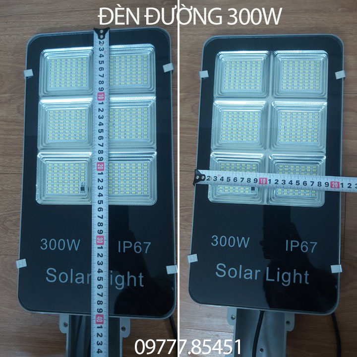 Đèn đường 300w IP67 năng lượng mặt trời