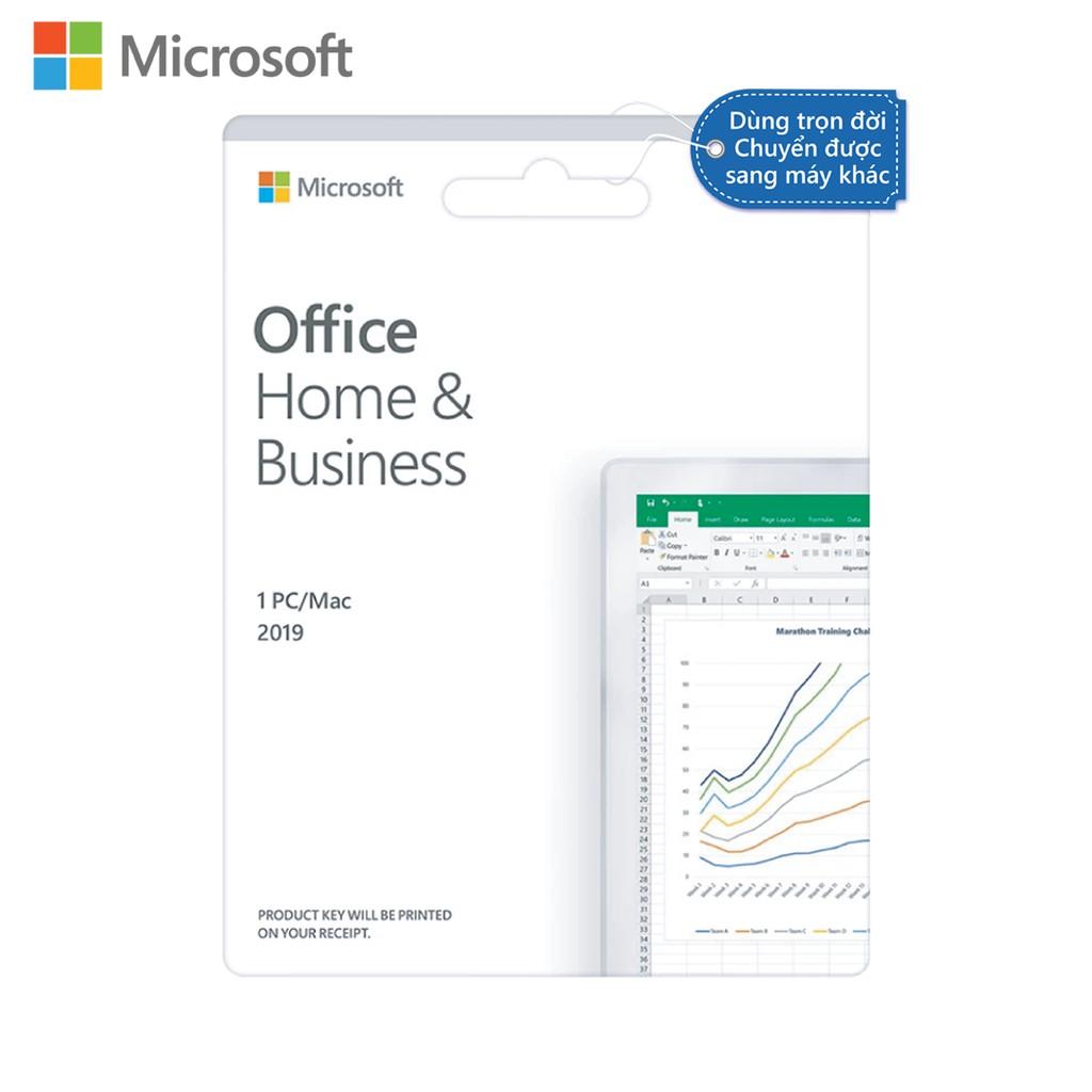 Phần mềm Microsoft Office Home &amp; Business vĩnh viễn Word, Excel, PowerPoint | Outlook Hàng chính hãng