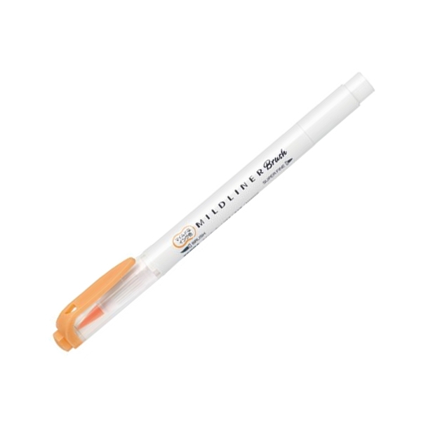 Viết Cọ Nhật Mildliner - Zebra WFT8-MOR - Màu Cam