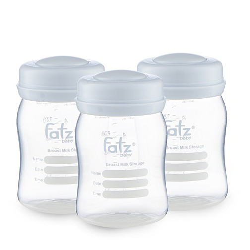 Bộ 3 Bình Trữ Sữa Mẹ FATZBABY 150ml FB0120N