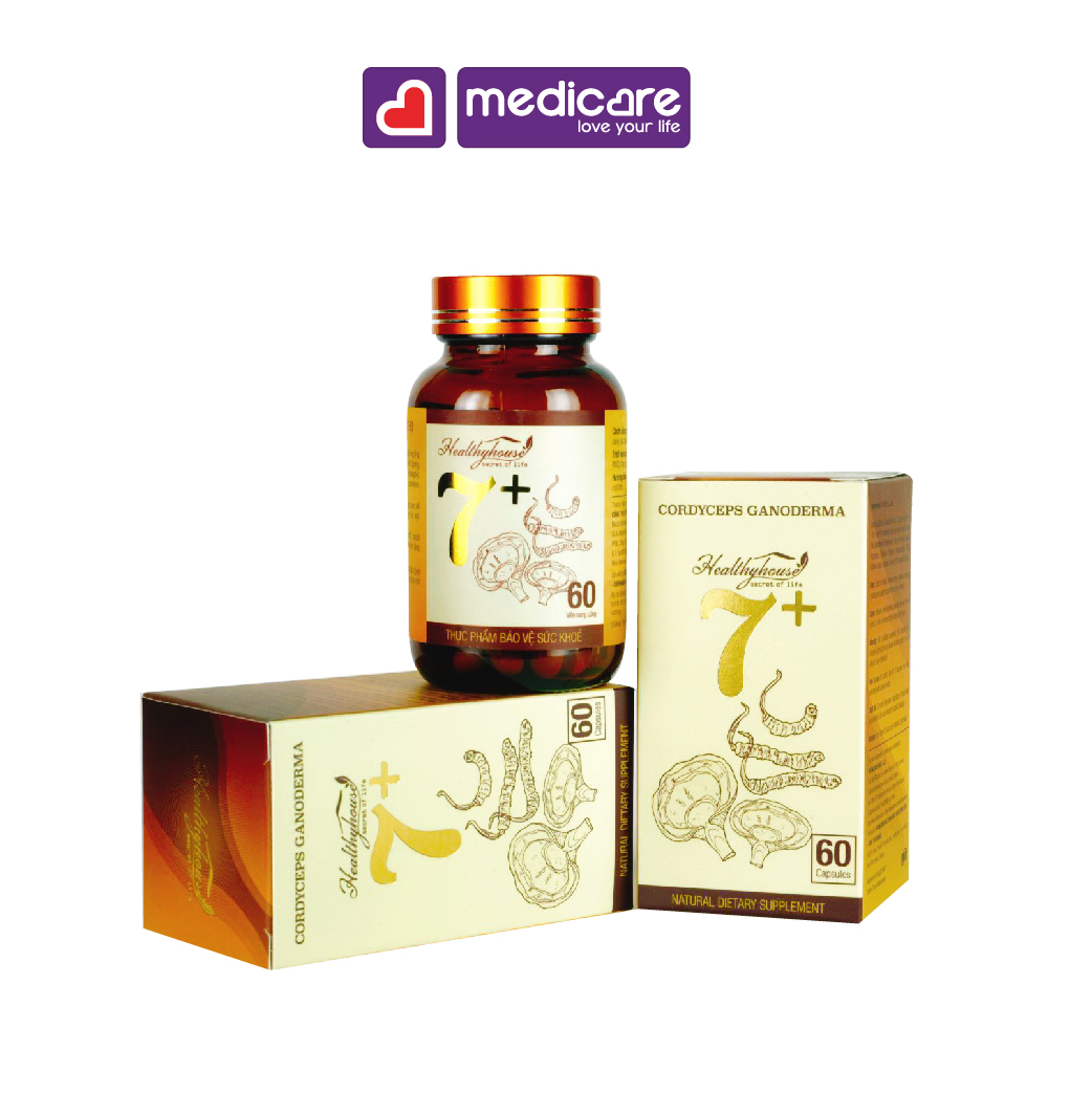 0132787 HEALTHYHOUSE 7+ Hỗ Trợ Bồi Bổ Sức Khỏe hộp 60viên