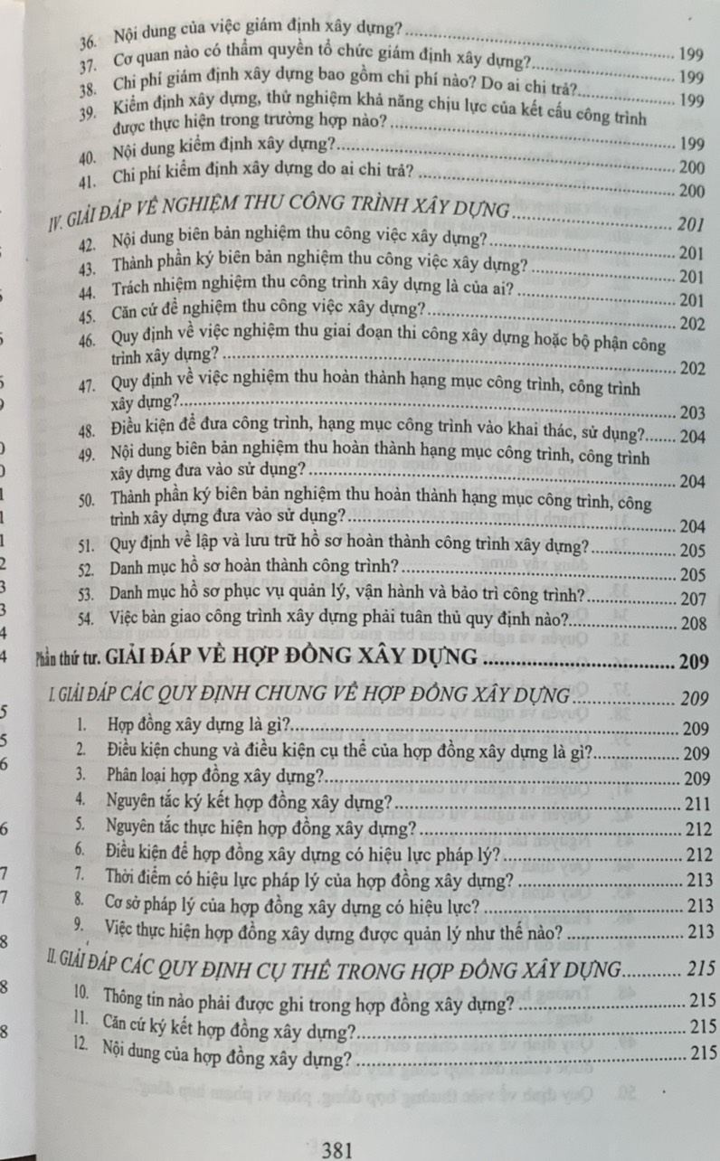 Giải đáp những vướng mắc trong công tác quản lý dự án và chi phí đầu tư xây dựng công trình (dành cho chỉ huy trưởng thiết kế, thi công, nghiệm thu xây dựng công trình)