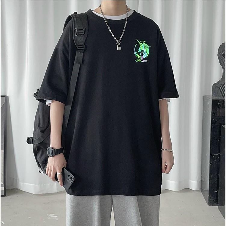 Áo thun phản quang hình kỳ lân cực đẹp cực chất phản quang rõ nét phù hợp với cả Nam Nữ ATPQ3