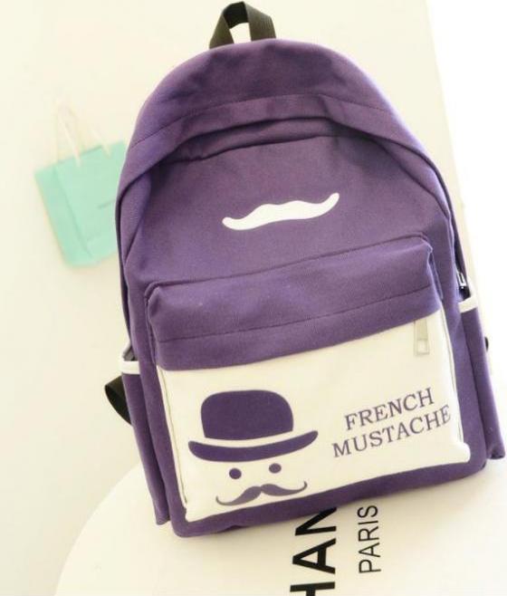 Ba lô nữ thời trang hình râu