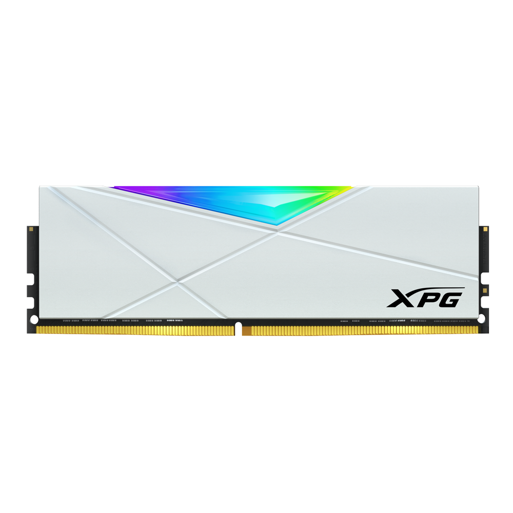 Ram máy tính Adata DDR4 XPG SPECTRIX D50 RGB 8GB Bus 3200MHz WHITE/GREY - Hàng chính hãng