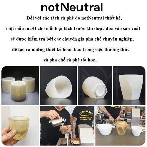 Ly NotNeutral LINO Coffee Mug cốc sứ in hình 300ml