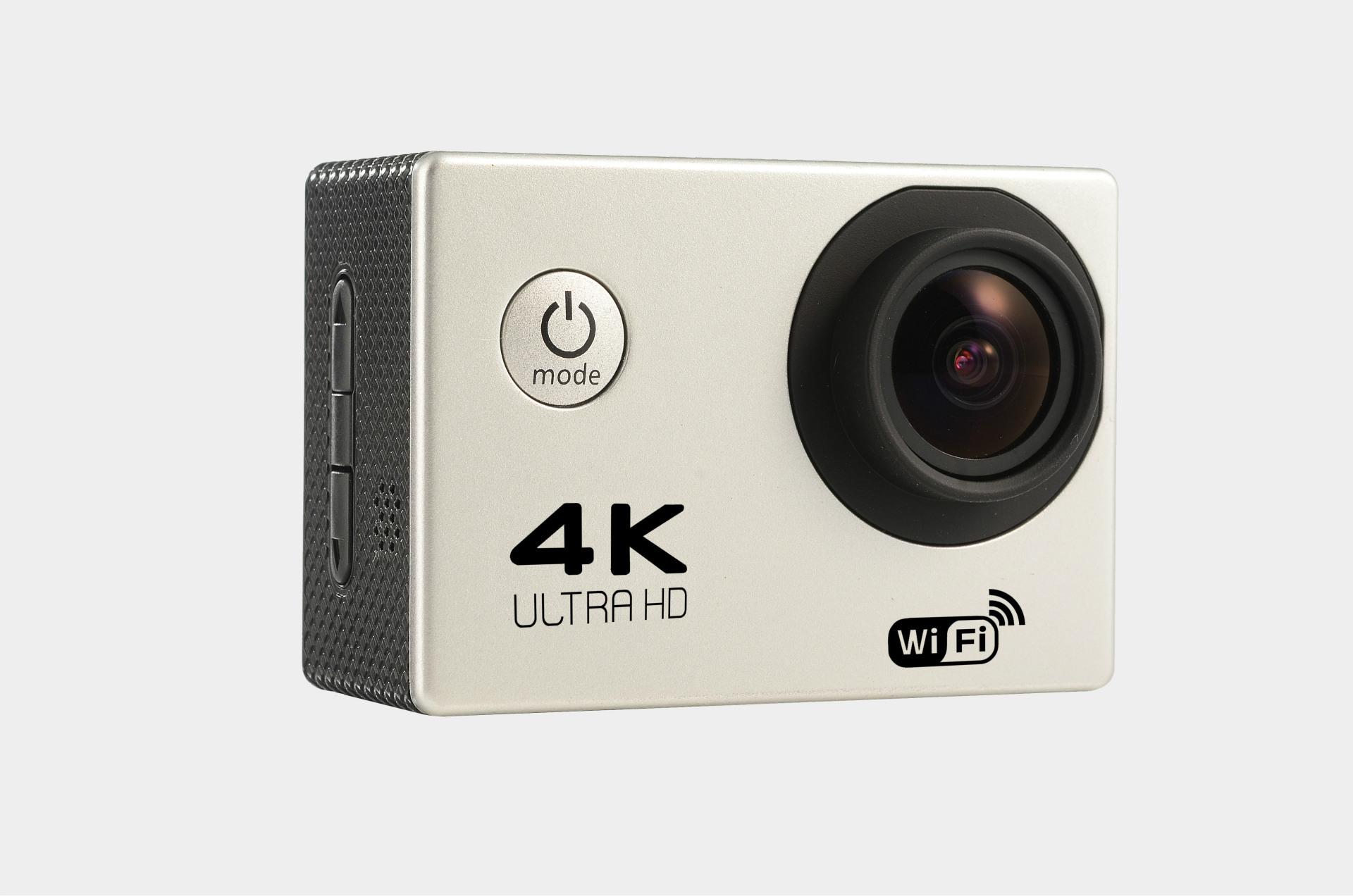 Đảm Bảo Chất Lượng Thể Thao Ngoài Trời Camera Chống Thấm Nước Bơi Mũ Bảo Hiểm Du Lịch Selfie DV Di Động Màn Hình Trên Không Camera HD