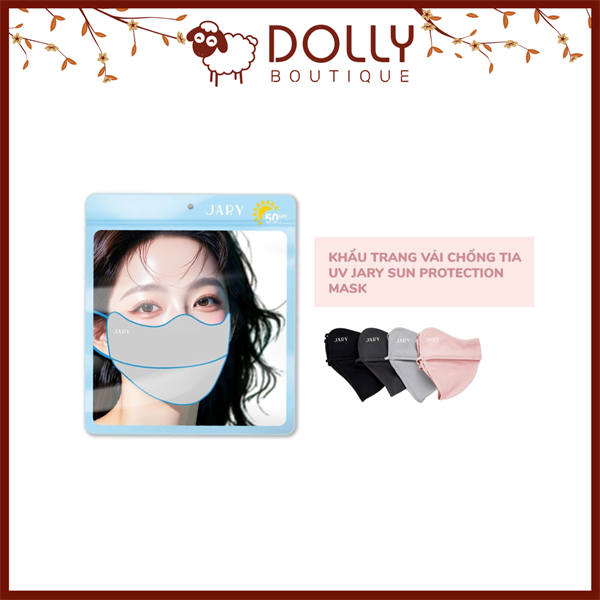 Khẩu Trang vải chống tia UV jary sun protection mask