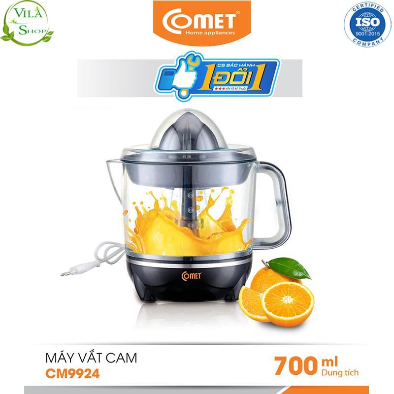 Máy Vắt Cam COMET - CM9924, Máy Vắt Cam Nhựa ÁS Cao Cấp Trong Suốt Kháng Khuẩn Khử Mùi, Tính Năng An Toàn Tối Ưu