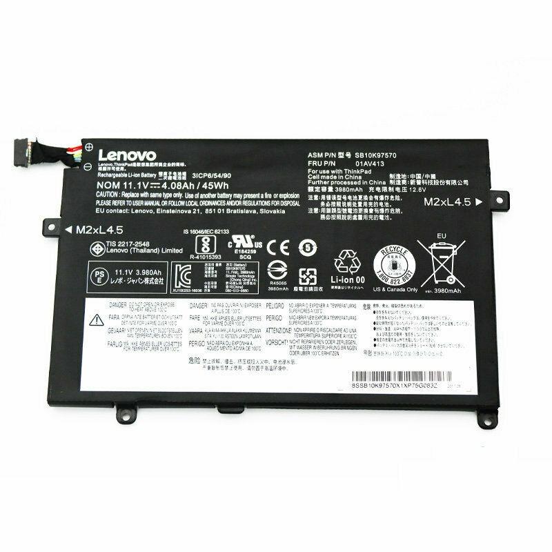 Pin dành cho Laptop Lenovo E470 E470C E475 SB10K97568 SB10K97569 01AV413 01AV411 01AV412