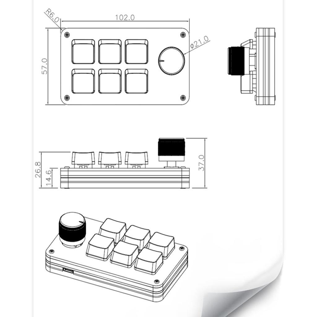 Wired Gaming Keyboard White