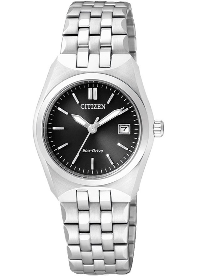 Đồng Hồ Nữ Citizen Dây Thép Không Gỉ EW2290-62E - Mặt Đen