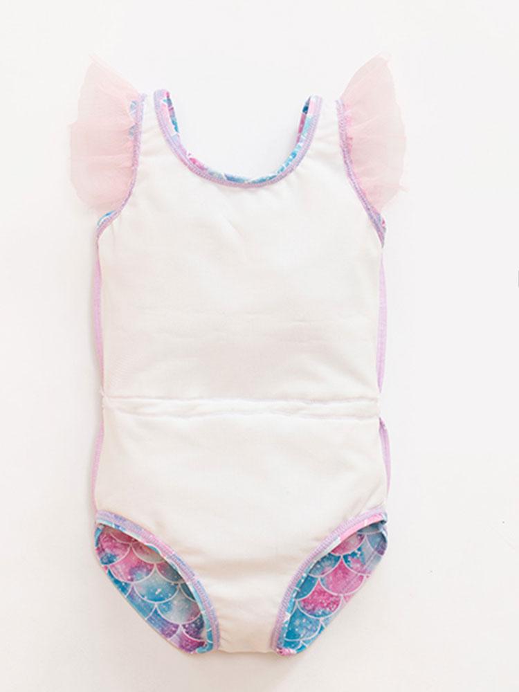 Năm 2021 Cô Gái Mới Cho Bé Nàng Tiên Cá Bơi Công Chúa Thời Trang Hoạt Hình Vảy Cá In Hình Váy Múa Một Mảnh Trẻ Em Đầm Voan Đồ Bơi