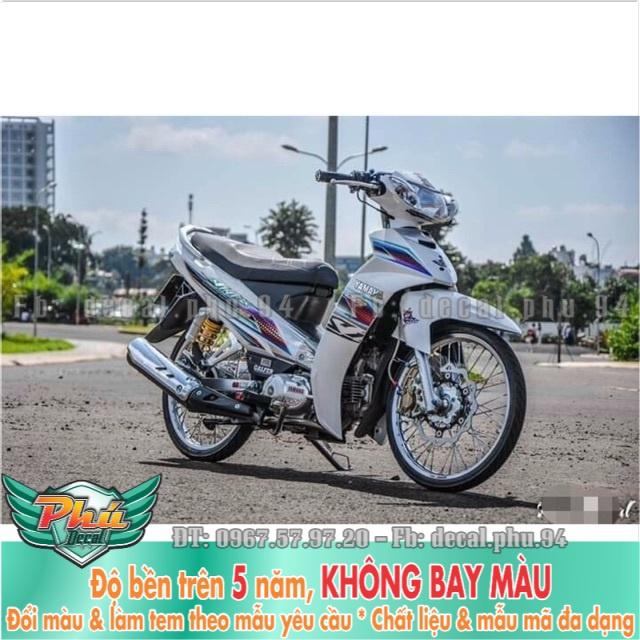 Tem rời sirius trắng Decal trắng sữa