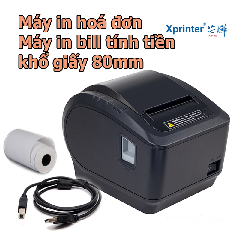 Máy in hóa đơn nhiệt Xprinter XP-K200L Hàng Chính Hãng