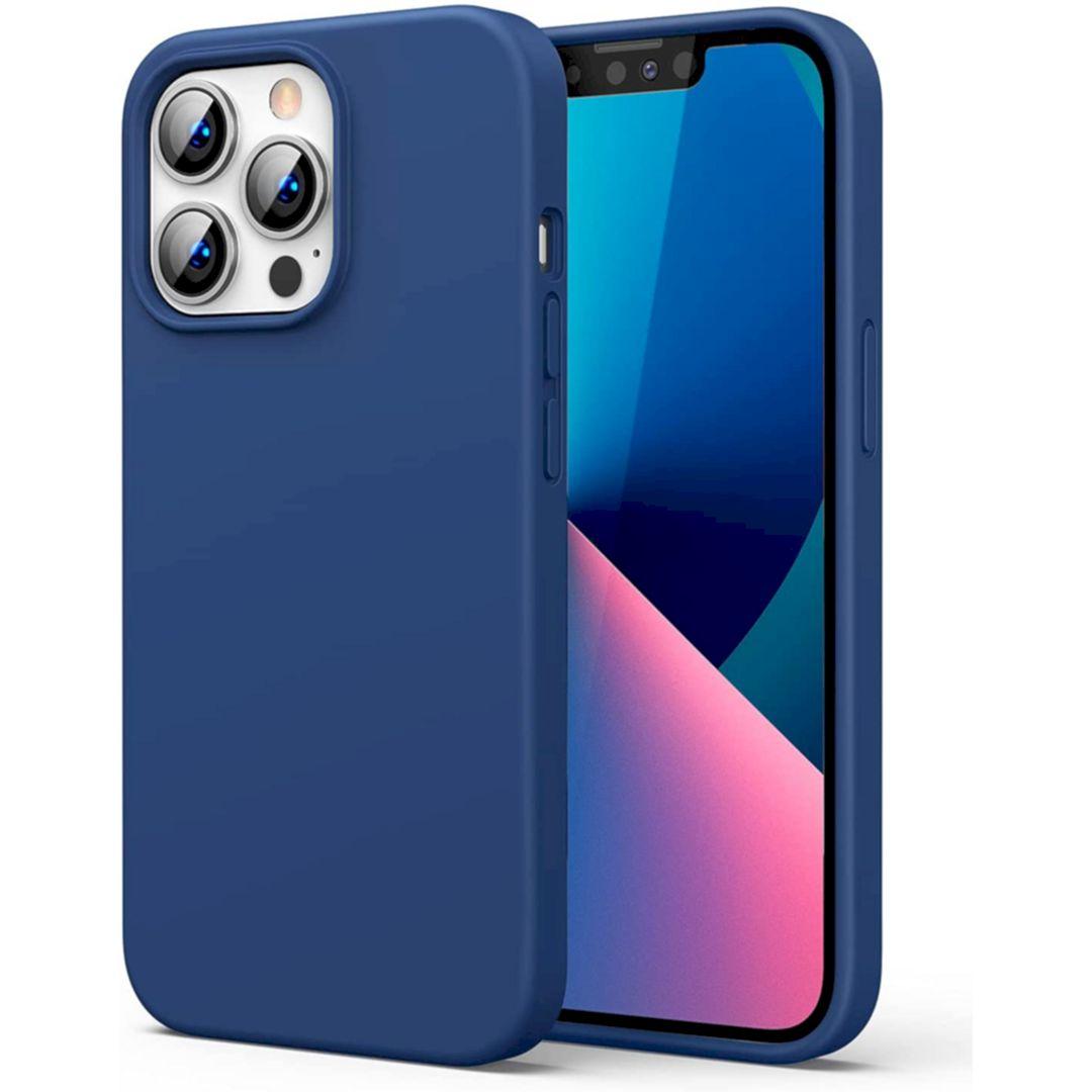 Ốp lưng silicone dành cho điện thoại Iphone 13 6.1 inch Màu Navy Blue Ugreen 80674 hàng chính hãng