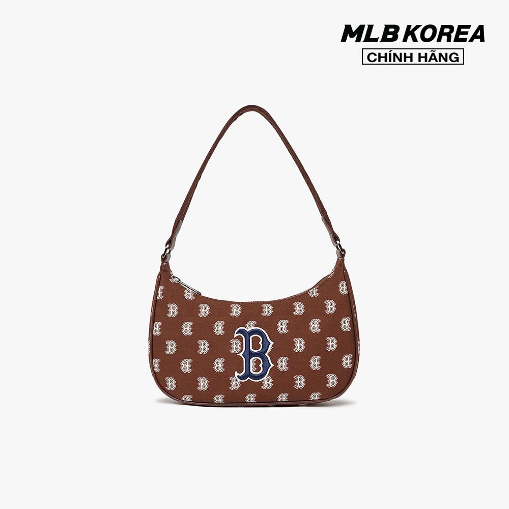 MLB - Túi đeo vai chữ nhật Classic Monogram Jacquard Hobo 3ABQS102N