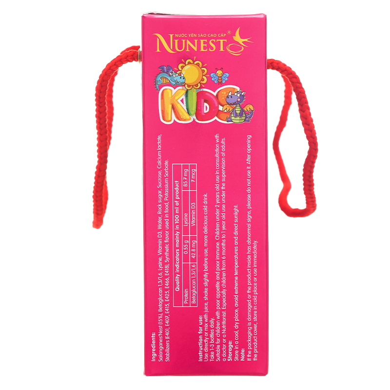 Lốc 6 hũ nước yến sào Nunest Kid 420ml - Hàng chính hãng