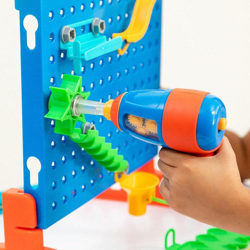 Learning Resources Đồ chơi máy khoan sáng tạo thiết kế mê cung - Design &amp; Drill Marble Maze