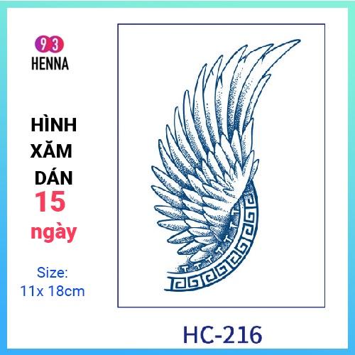 Hình Xăm Dán Tạm Thời Thảo Dược 15 Ngày mã HC216