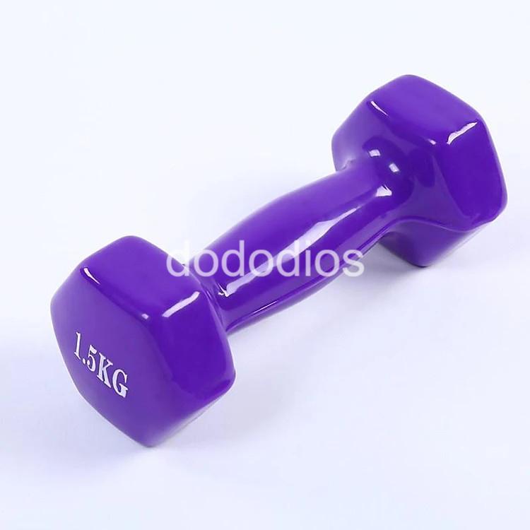 Tạ Tập Tay, tạ tay lõi sắt bọc cao su, tạ tập tay cao su 1kg 2kg 3kg 4kg 5kg (hàng nhập khẩu),  lõi gang đặc bọc cao su tập gym, yoga DODODIOS